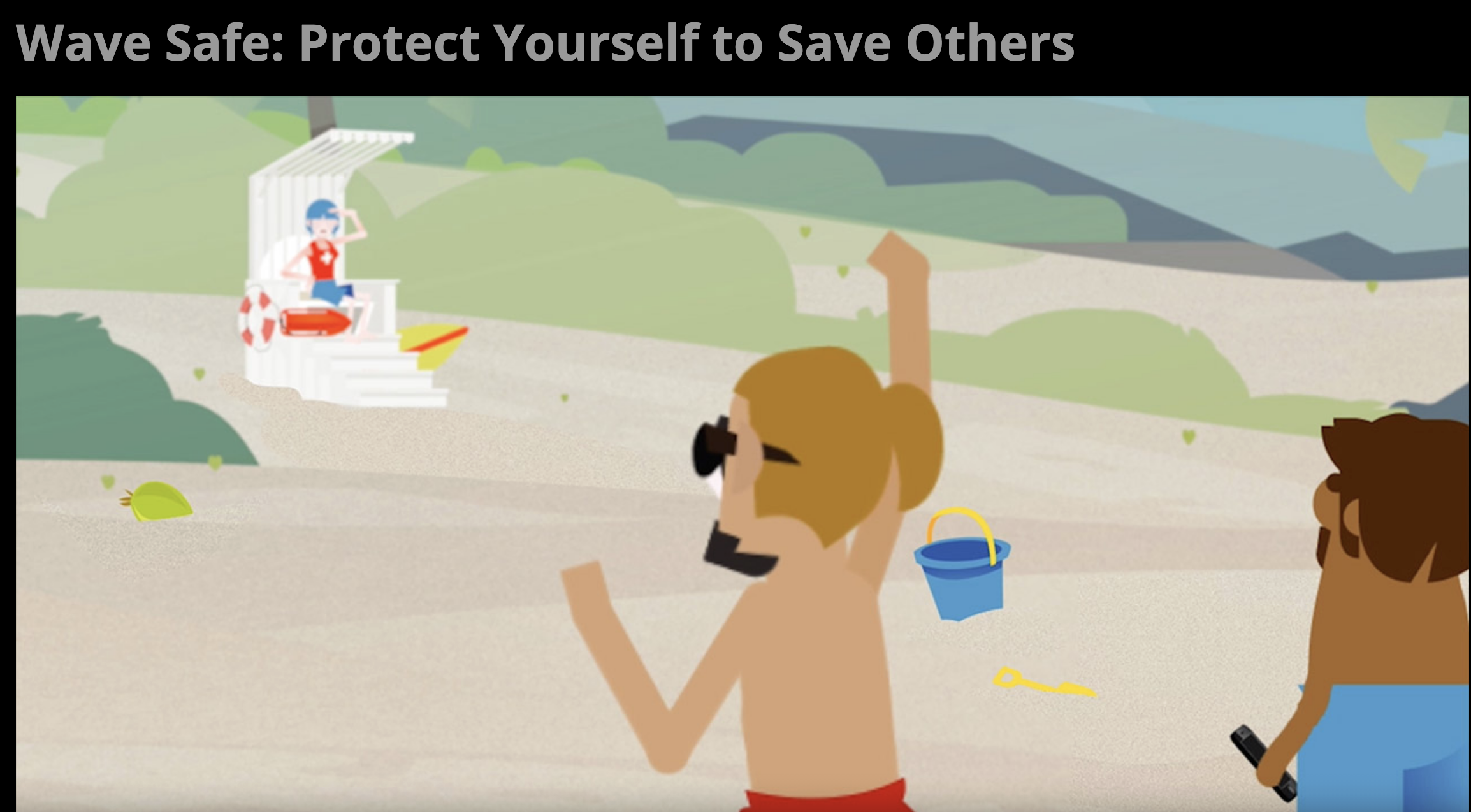 NOAA video for life saving